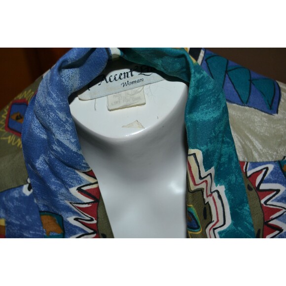Vintage Blazer Aztec Rio Mod Oversize Style - Picture 6 of 6